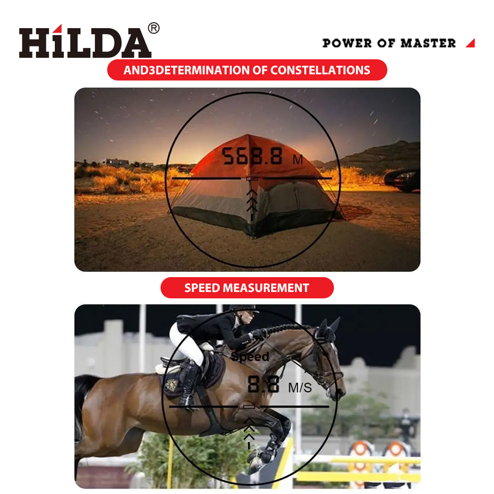 HILDA 800M Medidor de Distânci - Rangefinder Laser Golf avaliação e preço